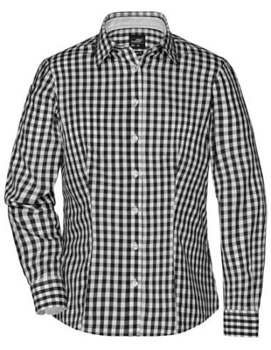 DAI-JN616-Ladies Checked Blouse